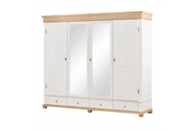 Шкаф для платья и белья Хельсинки 4SP M (4SP GT M)