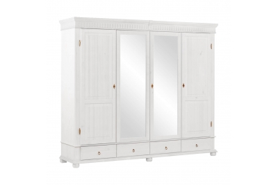 Шкаф для платья и белья Хельсинки 4SP M (4SP GT M)