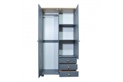 Шкаф для одежды 6001 (серый воск)