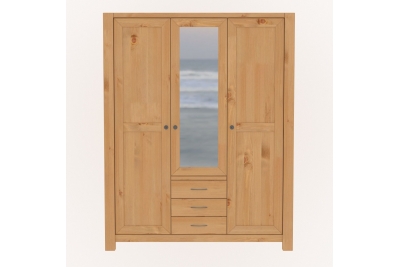 Шкаф для платья и белья Фьорд 123