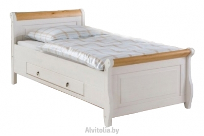 Кровать Мальта 100х200 с ящиками