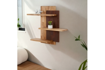 Полка настенная Флеверс (дуб/масло)
