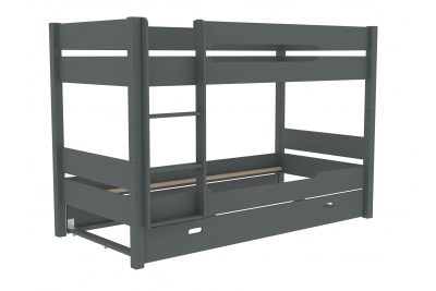 Кровать двухъярусная Амелия (серый)