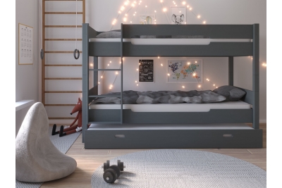 Кровать двухъярусная Амелия (серый)