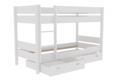 Кровать двухъярусная Амелия (белый воск)