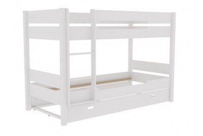 Кровать двухъярусная Амелия (белый воск)