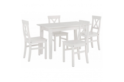 Стол Мадрид 110х68 (белый воск)