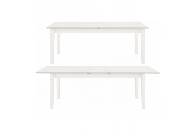 Стол раздвижной Мадрид 140x77 (белый воск)