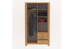 Шкаф для платья и белья Фьорд 113