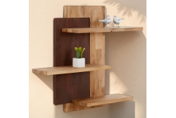 Полка настенная Флеверс (дуб/масло)