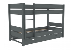 Кровать двухъярусная Амелия (серый)