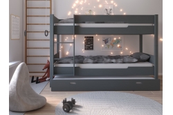 Кровать двухъярусная Амелия (серый)