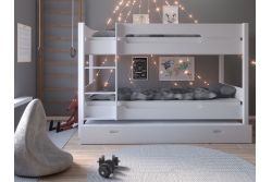 Кровать двухъярусная Амелия (белый воск)