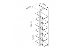 Стеллаж Мадейра 6 полок