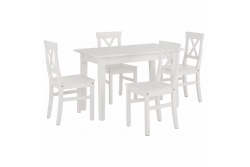 Стол Мадрид 110х68 (белый воск)