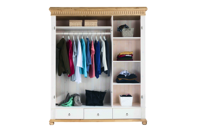 Шкаф для платья и белья Хельсинки 3M (3GTM)