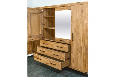 Шкаф для одежды Флеверс (дуб/масло)