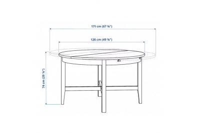 Стол круглый Кантри