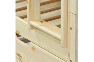 Кровать двухъярусная Дана (лак)