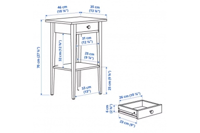 Тумба прикроватная Кантри 01