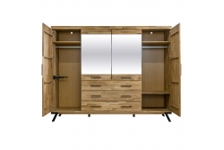 Шкаф для одежды Флеверс (дуб/масло)