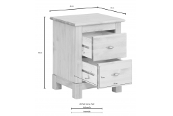 Тумба прикроватная Рауна 02